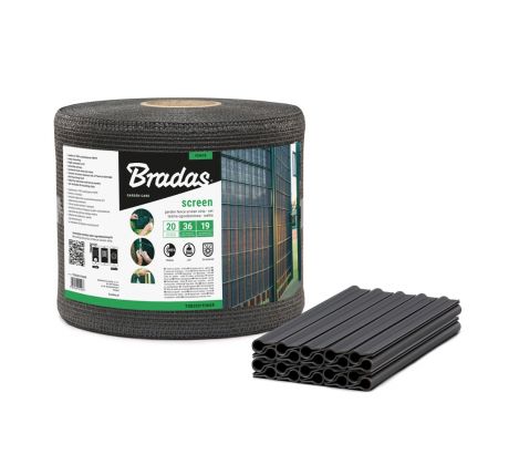 SIEŤOVÁ TIENIACA PÁSKA 19cmx36m, 200 g/m2 ŠEDÁ