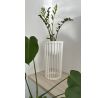 Kvetináč Standy vysoký 53cm+veľký vklad 29,5cm biely