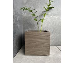 Kvetináč Madera 28.8cm DMA300W káva