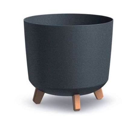 Kvetináč GRACIA TUBUS DGTL300LW 29,8cm eco-antracit