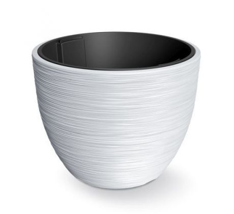 Kvetináč na terasu FURU s vkladom DBFU570 56,9 cm biely