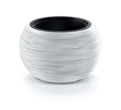 Kvetináč na terasu FURU s vkladom DBFUK400 37,8cm biely