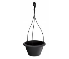 Závesný kvetináč Respana W DREW240 23,4cm antracit