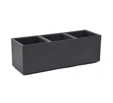Truhlík KARO 900x300x300 antracit beton