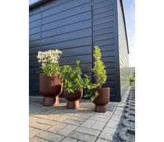 Kvetináč s vkladom MILLY DBMIG240 hnedý 24cm