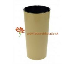 Kvetináč Lilia 140, výška 26cm, latté