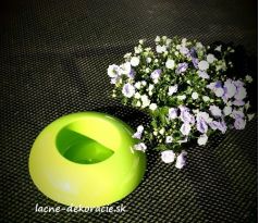 Plastová nádobka Ikebana2, zelená
