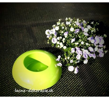 Plastová nádobka Ikebana2, zelená