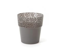 Plastové kvetináče/obaly Rosa 115, antracit